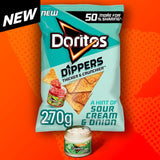 Doritos Dippers Hint of Sour Cream & Onion Sharing Tortilla Chips WORLD FOODS M&S   