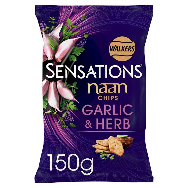 Sensations Garlic & Herb Sharing Naan Chips