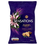 Sensations Garlic & Herb Sharing Naan Chips Crisps, Nuts & Snacking Fruit M&S   