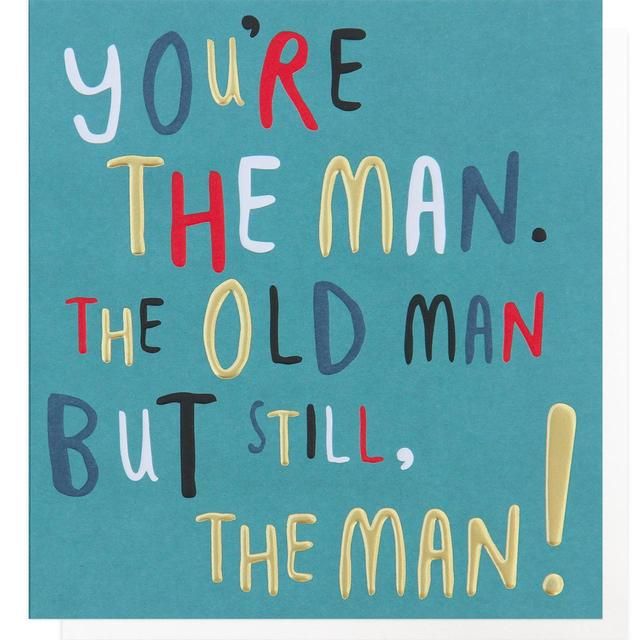 Caroline Gardner You're The Man, The Old Man Card Miscellaneous M&S   