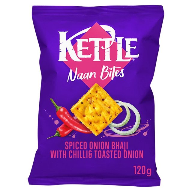 KETTLE Spiced Onion Bhaji Naan Bites