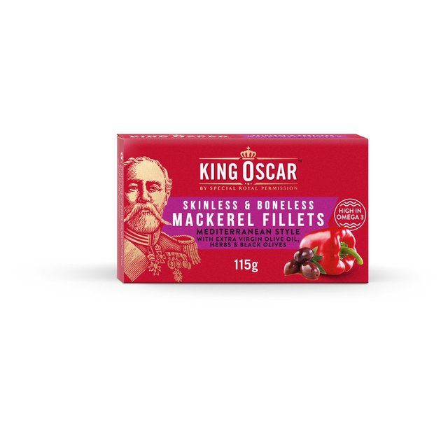 Mackerel Fillets Mediterranean Style - King Oscar Canned & Packaged Food M&S   