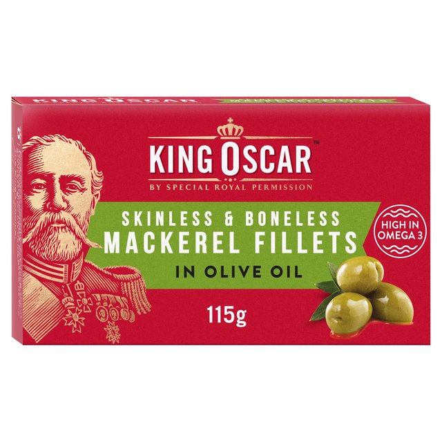 Mackerel Fillets in Olive Oil - King Oscar GOODS M&S Default Title  