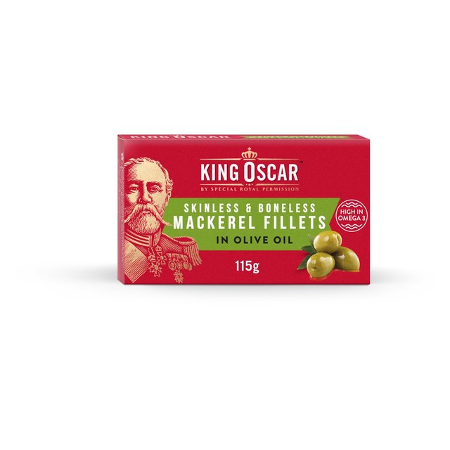 Mackerel Fillets in Olive Oil - King Oscar GOODS M&S   