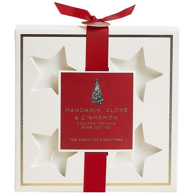 M&S Mandarin, Clove & Cinnamon Star Tealights