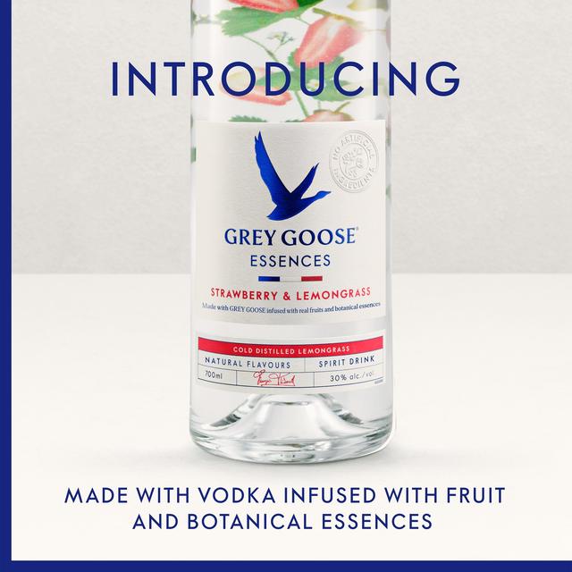 Grey Goose Essences Strawberry and Lemongrass Vodka Based Spirit Drink