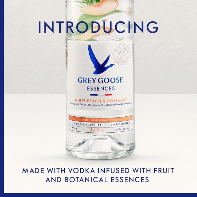 Grey Goose Essences White Peach and Rosemary Vodka Based Spirit Drink