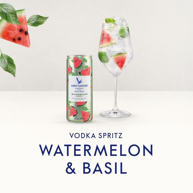 Grey Goose Essences Watermelon and Basil Vodka Spritz