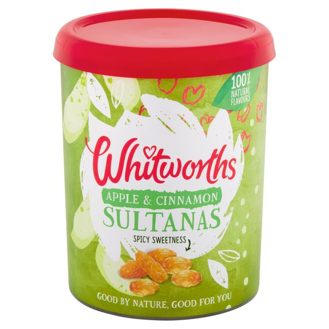 Whitworths Apple & Cinnamon Sultana Tub Crisps, Nuts & Snacking Fruit M&S   