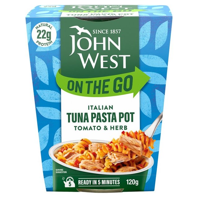 John West On the Go Pots Italian Pasta Canned & Packaged Food M&S   