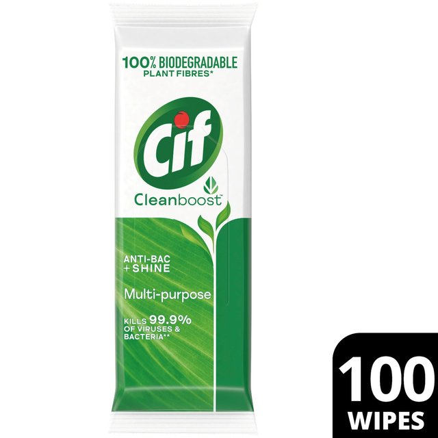 CIF Anti-Bacterial Wipes Accessories & Cleaning M&S   