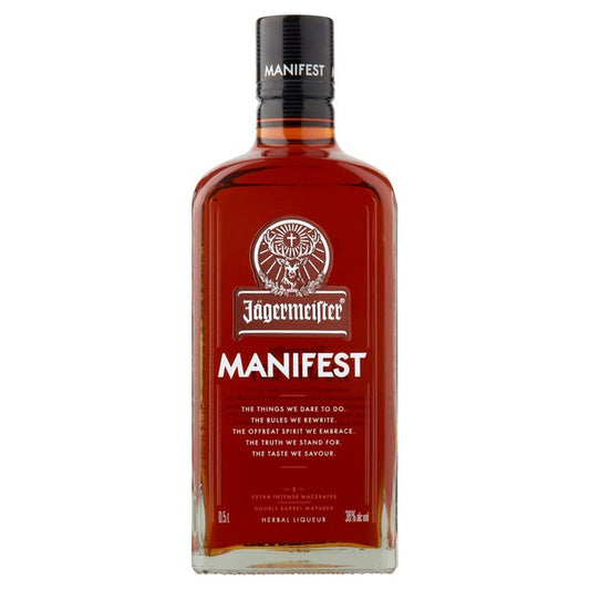 Jagermeister Manifest Oak Aged Herbal Liqueur Liqueurs and Spirits M&S Title  