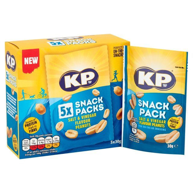 KP Salt & Vinegar Peanuts Multipack 5 Pack