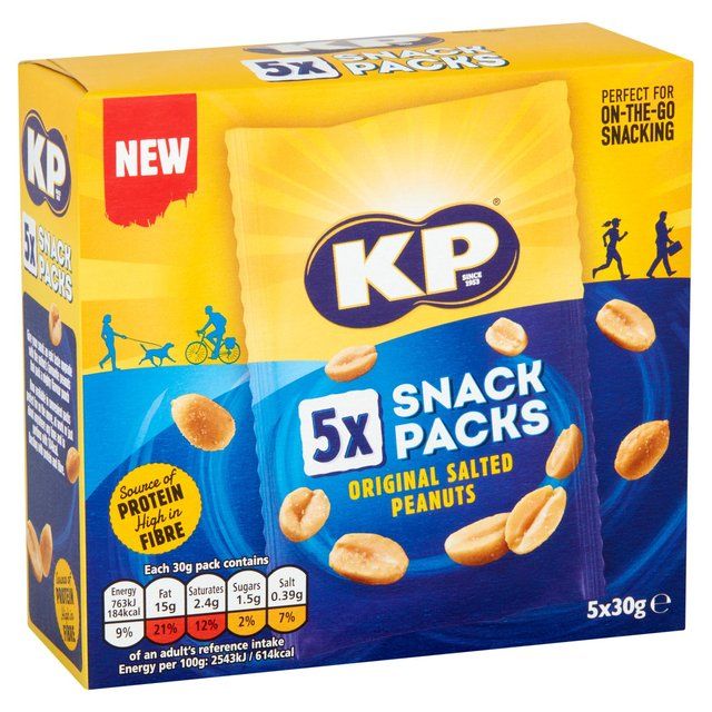 KP Salted Peanuts Multipack 5 Pack