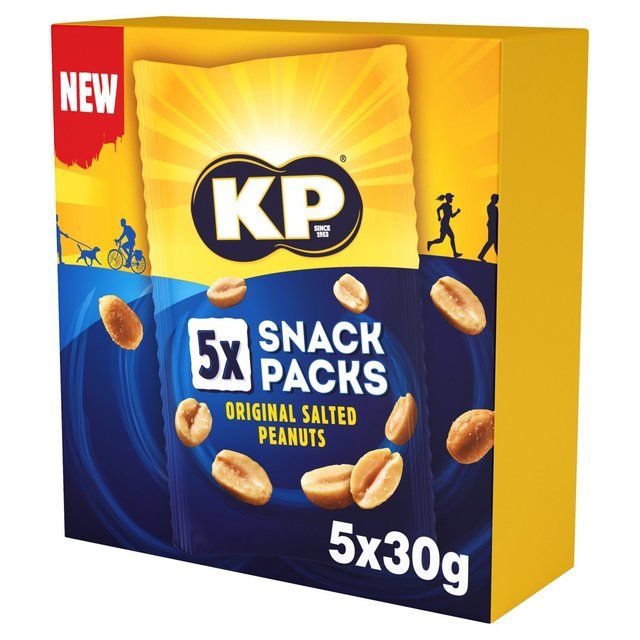 KP Salted Peanuts Multipack 5 Pack Food Cupboard M&S   