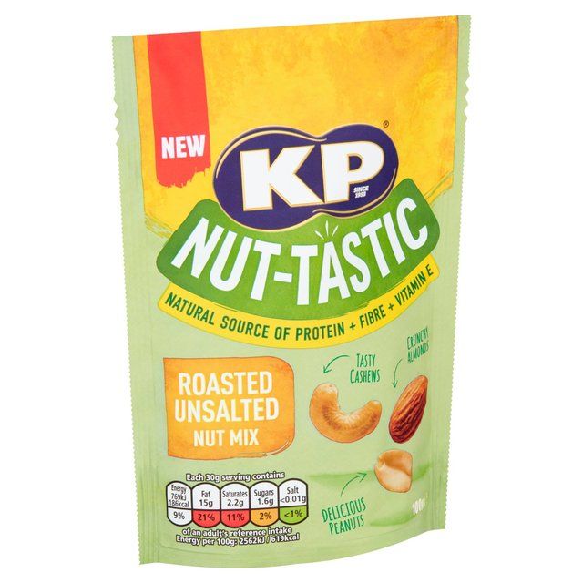 KP Nut-Tastic Unsalted Nut Mix Grazing Bag