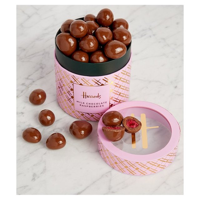 Harrods Milk Chocolate Raspberries GOODS M&S   