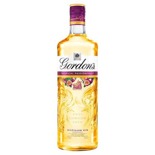 Gordon's Tropical Passionfruit Distilled Flavoured Gin Liqueurs and Spirits M&S Title  