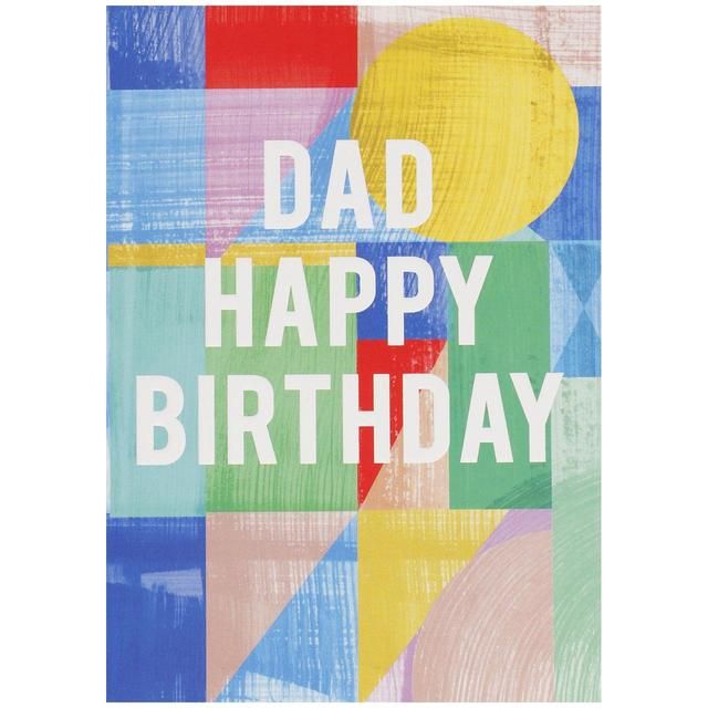 M&S Dad Happy Birthday Card