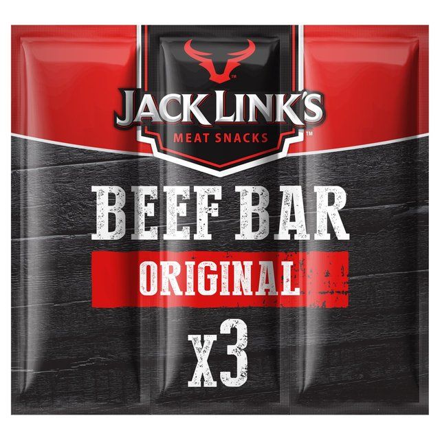 Jack Links Original Beef Bar 3 Pack Crisps, Nuts & Snacking Fruit M&S Default Title  