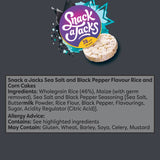 Snack a Jacks Black Pepper & Sea Salt Sharing Rice Cakes Crisps, Nuts & Snacking Fruit M&S   