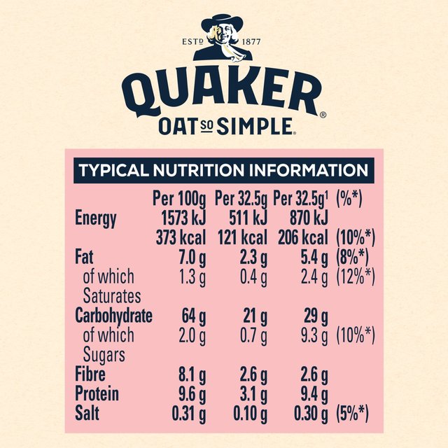 Quaker Oat So Simple Simply Strawberry Porridge No Added Sugar Sachets Cereals M&S   