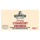 Quaker Oat So Simple Simply Strawberry Porridge No Added Sugar Sachets Cereals M&S   