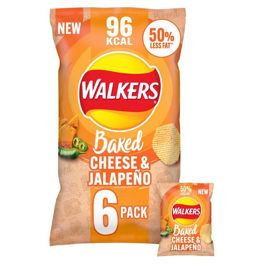 Walkers Baked Cheese & Jalapeno Multipack Snacks Crisps, Nuts & Snacking Fruit M&S Title  