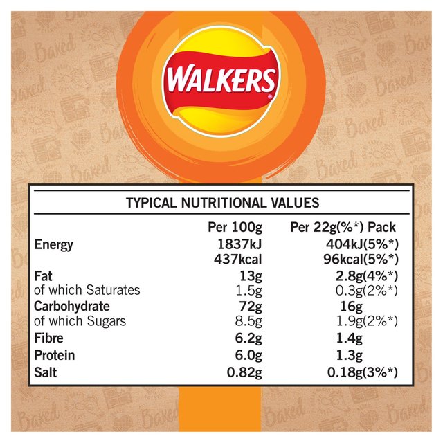 Walkers Baked Cheese & Jalapeno Multipack Snacks Crisps, Nuts & Snacking Fruit M&S   