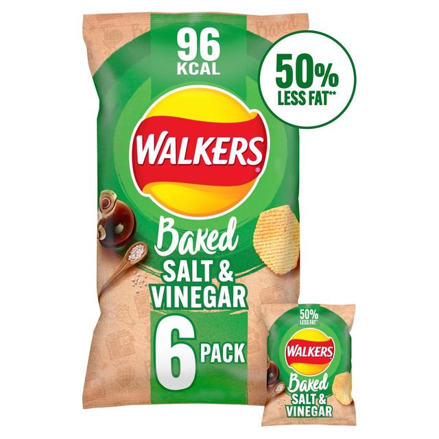 Walkers Baked Salt & Vinegar Multipack Snacks