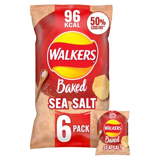 Walkers Baked Sea Salt Multipack Snacks