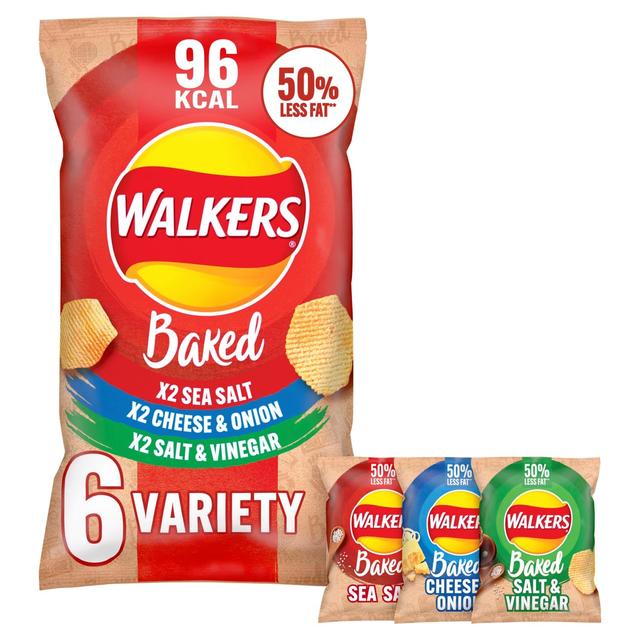 Walkers Baked Variety Multipack Snacks