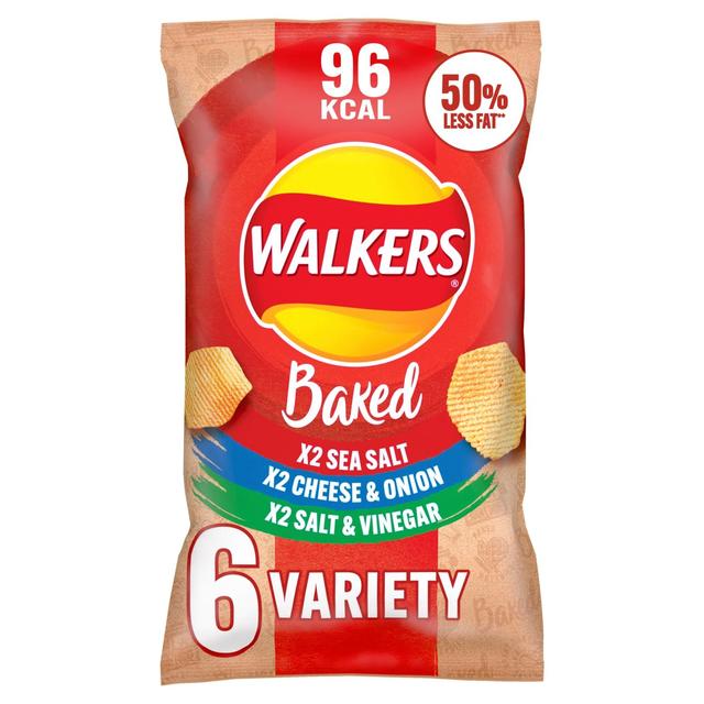 Walkers Baked Variety Multipack Snacks Crisps, Nuts & Snacking Fruit M&S   