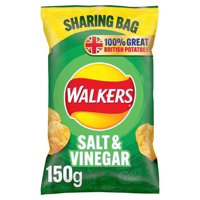 Walkers Salt & Vinegar Sharing Crisps GOODS ASDA Default Title  