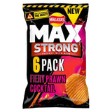 Walkers Max Strong Fiery Prawn Cocktail Multipack Crisps Crisps, Nuts & Snacking Fruit M&S   