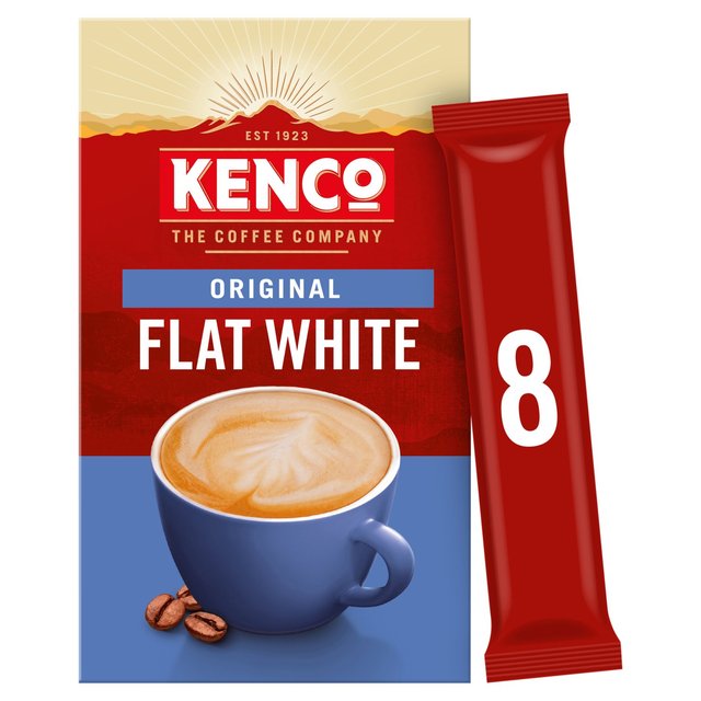 Kenco Flat White Instant Coffee Sachets Tea M&S   