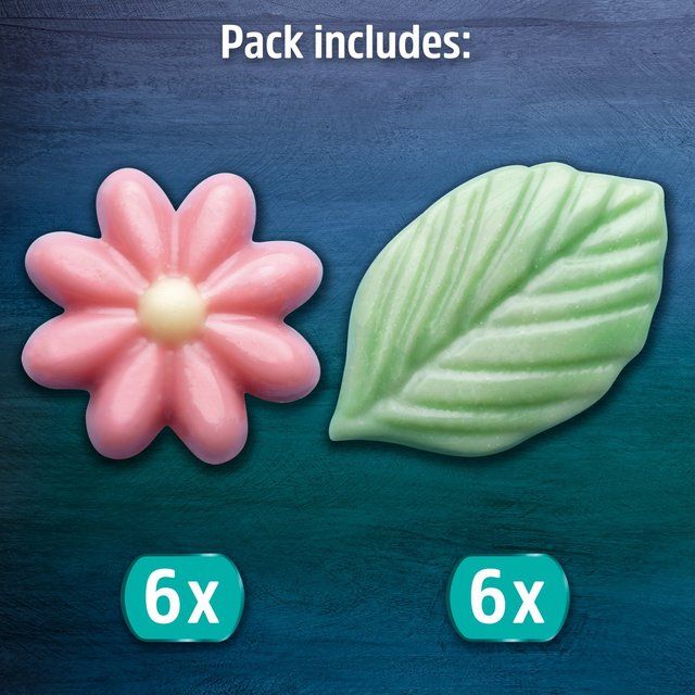 Dr. Oetker 12 Chocolate Flavour Flowers and Leaves Cake Decorations