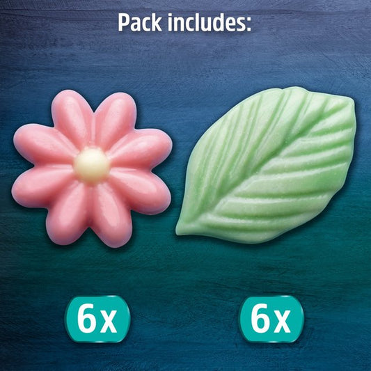 Dr. Oetker 12 Chocolate Flavour Flowers and Leaves Cake Decorations Sugar & Home Baking M&S   