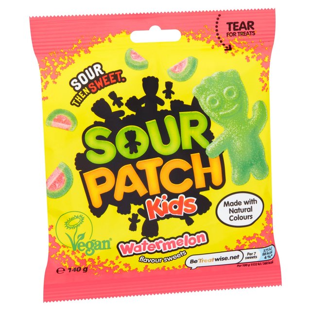 Sour Patch Kids Watermelon Flavour Sweets Bag Food Cupboard M&S   