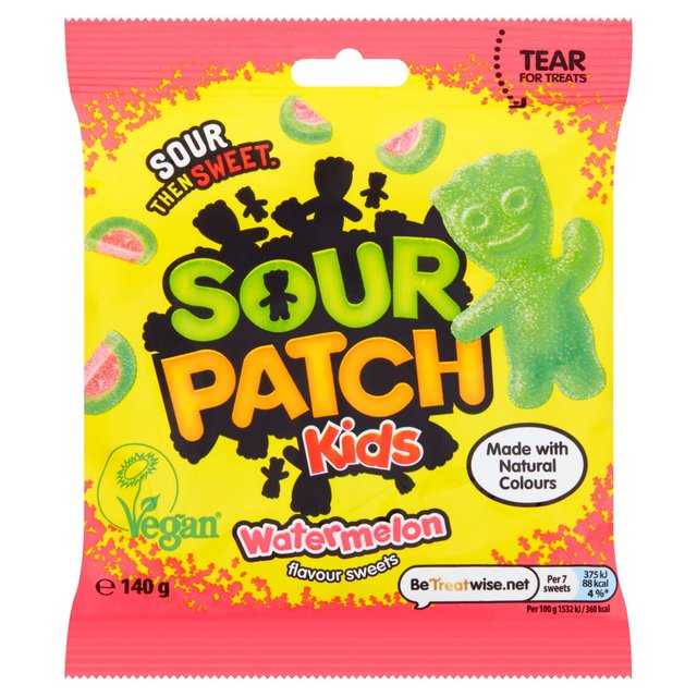 Sour Patch Kids Watermelon Flavour Sweets Bag Food Cupboard M&S   