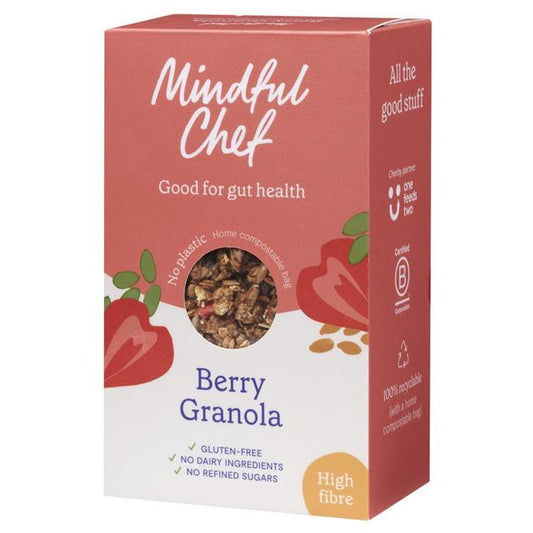 Mindful Chef Berry Granola Cereals M&S   