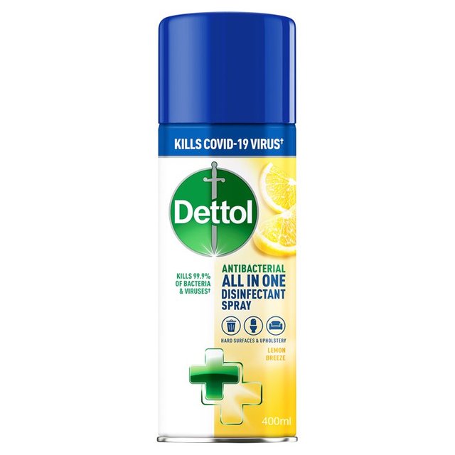 Dettol All In One Disinfectant Antibacterial Spray Lemon Breeze GOODS M&S   