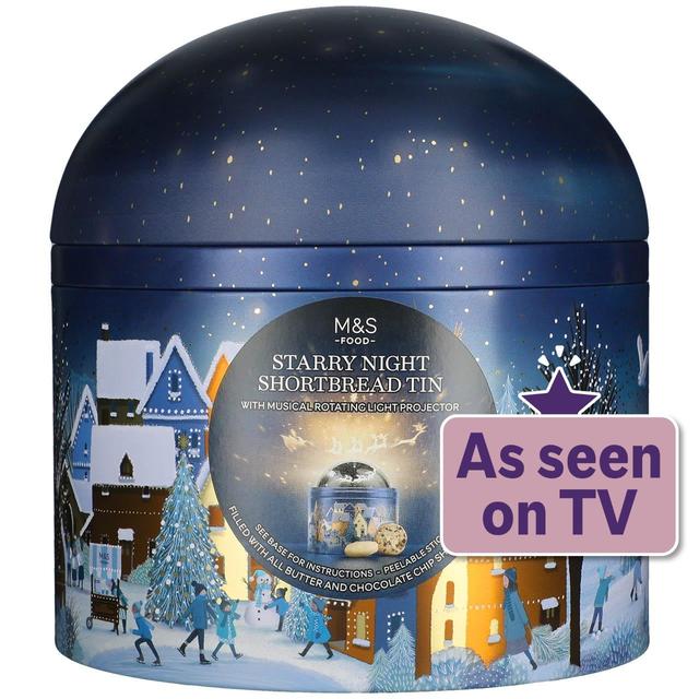 M&S Starry Night Shortbread Selection Tin