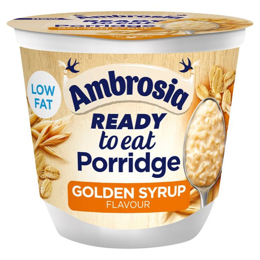 Ambrosia RTE Porridge Golden Syrup Cereals M&S Title  