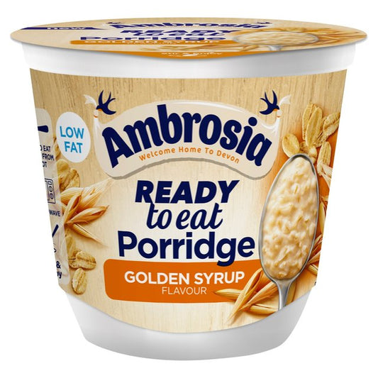 Ambrosia RTE Porridge Golden Syrup Cereals M&S   