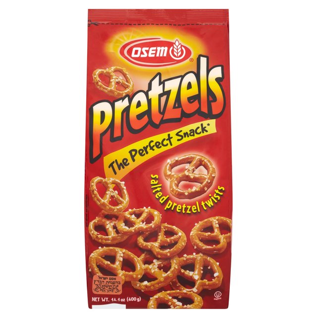 Osem Salted Pretzel Twists KOSHER M&S   