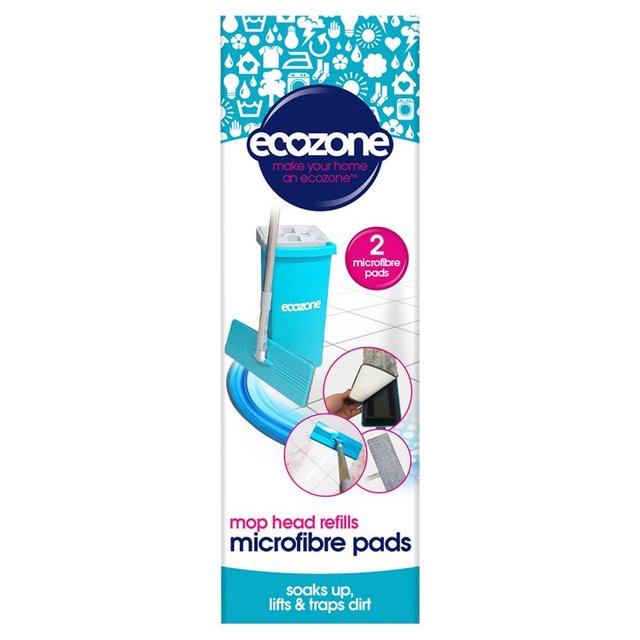 Ecozone Mop Cloth Refills 2pk