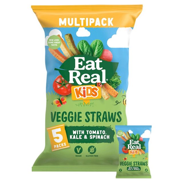 Eat Real Kiddies Straws Multi Pack (5pack)