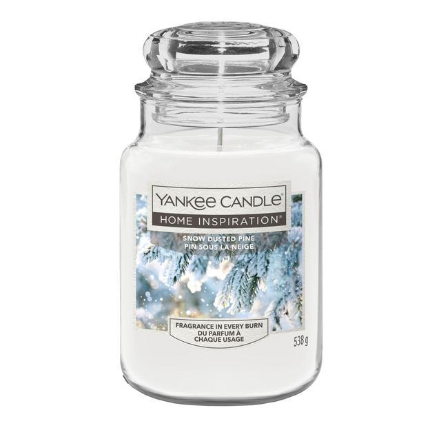 Yankee Candle Home Inspiration Large Jar Snow Dusted Pine 538g