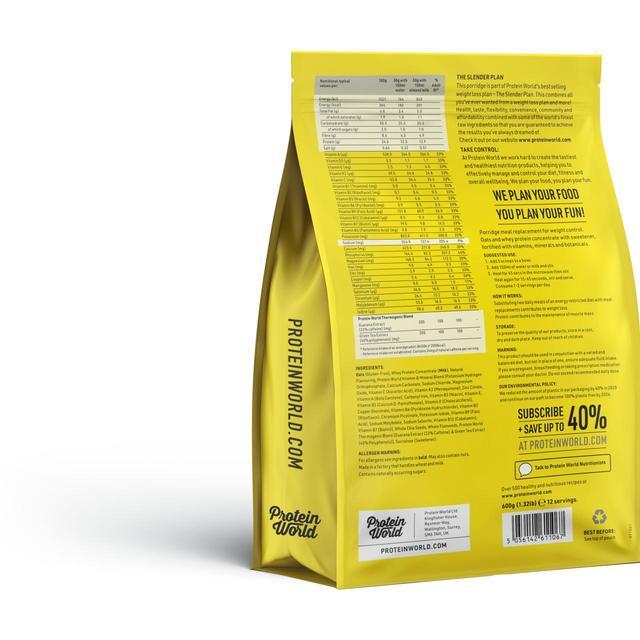 Protein World Slender Porridge Vanilla New